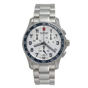 Victorinox Swiss Army Men’s Steel Watch with Chronograph Dial